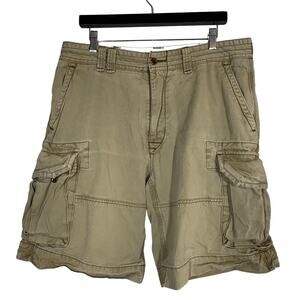 Polo Ralph Lauren Heavy Cargo Shorts Casual Short Pant Khaki Rugged - 35